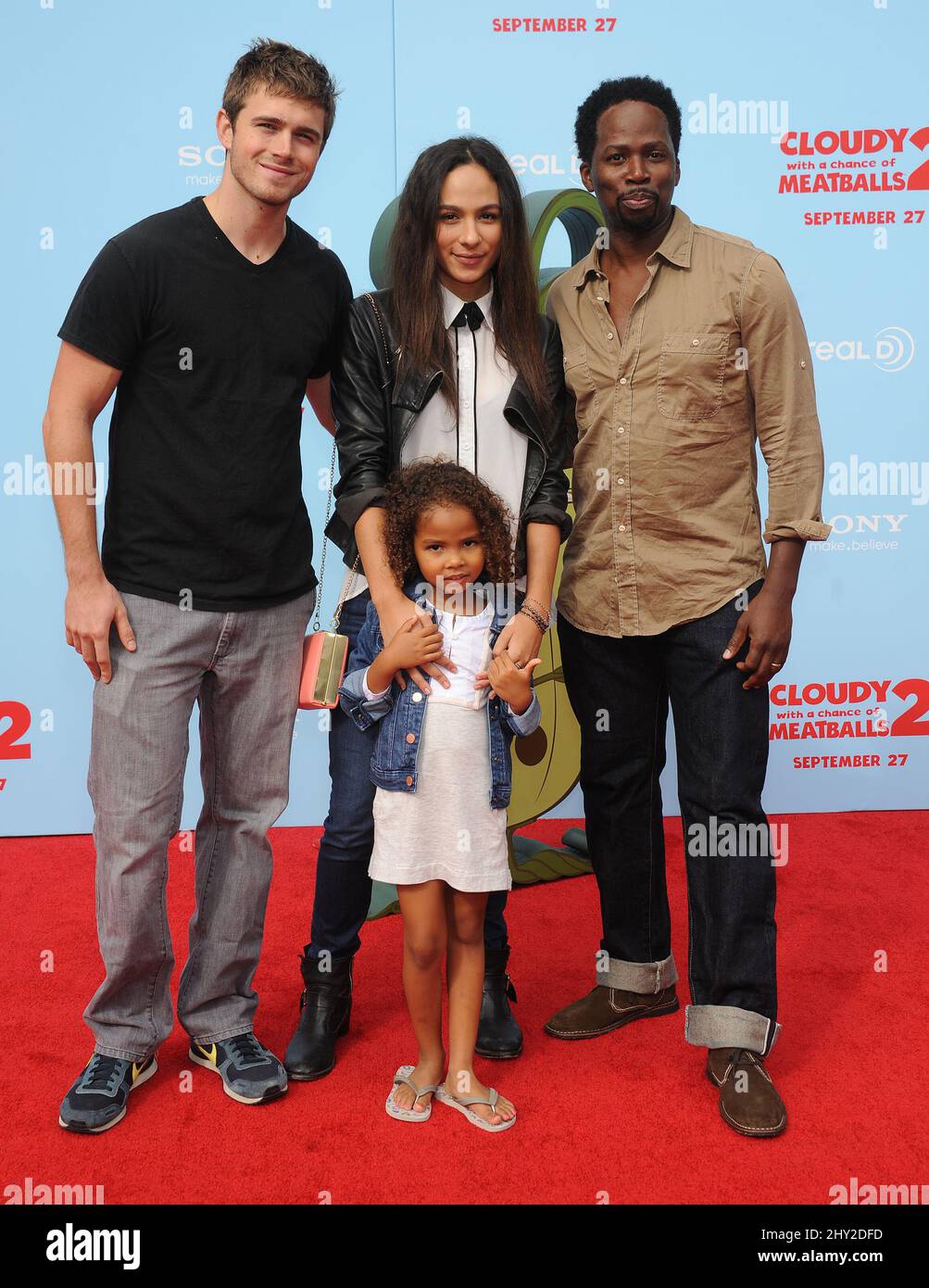 Harold Perrineau participe à la première « Cloudy with A chance of Meatballs 2 » à Los Angeles, Californie. Banque D'Images