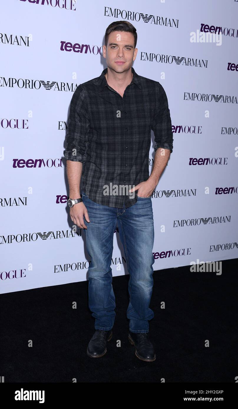 Mark Salling arrive à la fête d'émission Teen Vogue Young Hollywood, Los Angeles. Banque D'Images
