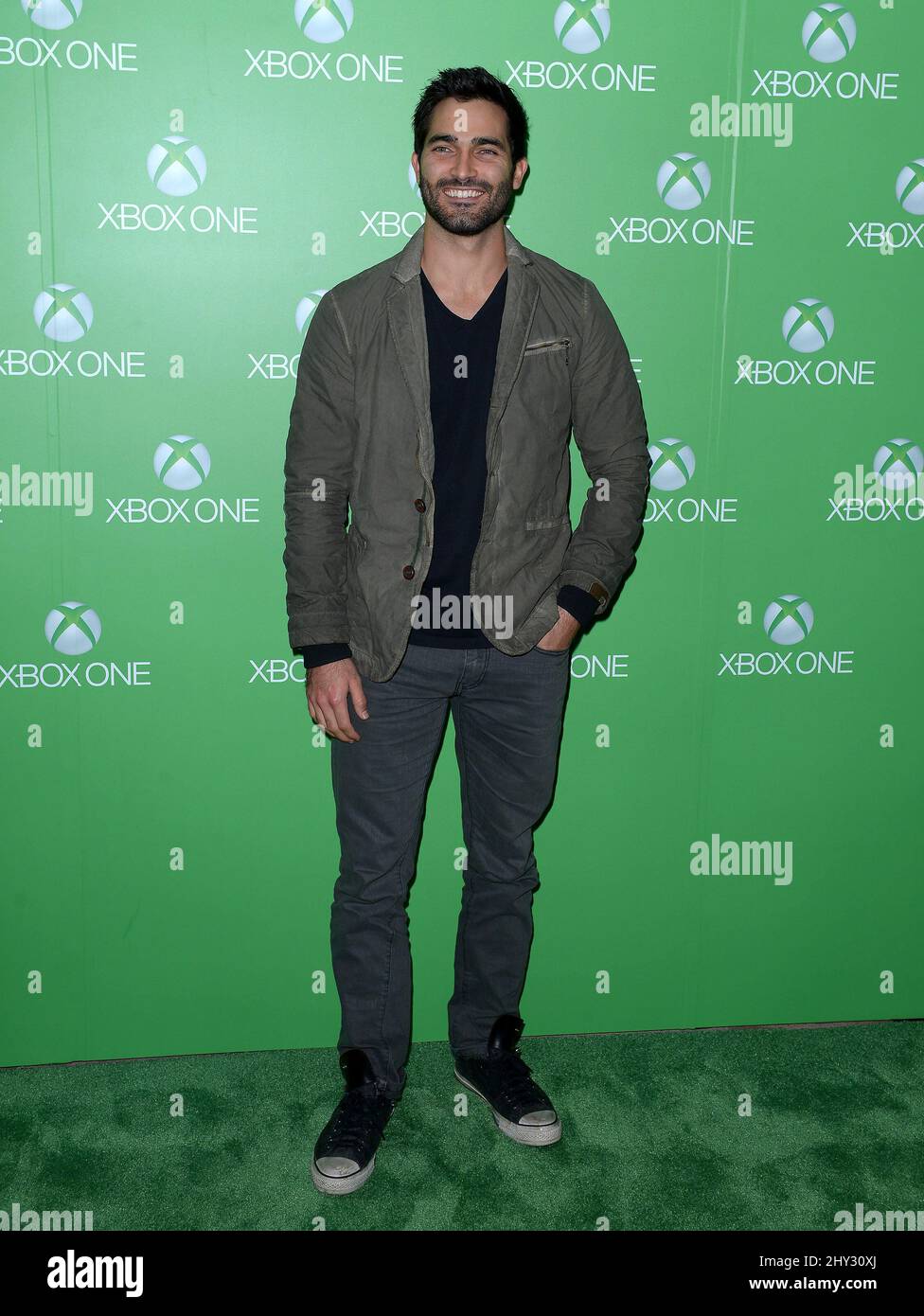 Tyler Hoechlin participe à la célébration du lancement officiel de Xbox One qui s'est tenue aux studios Milk de Los Angeles, aux États-Unis. Banque D'Images