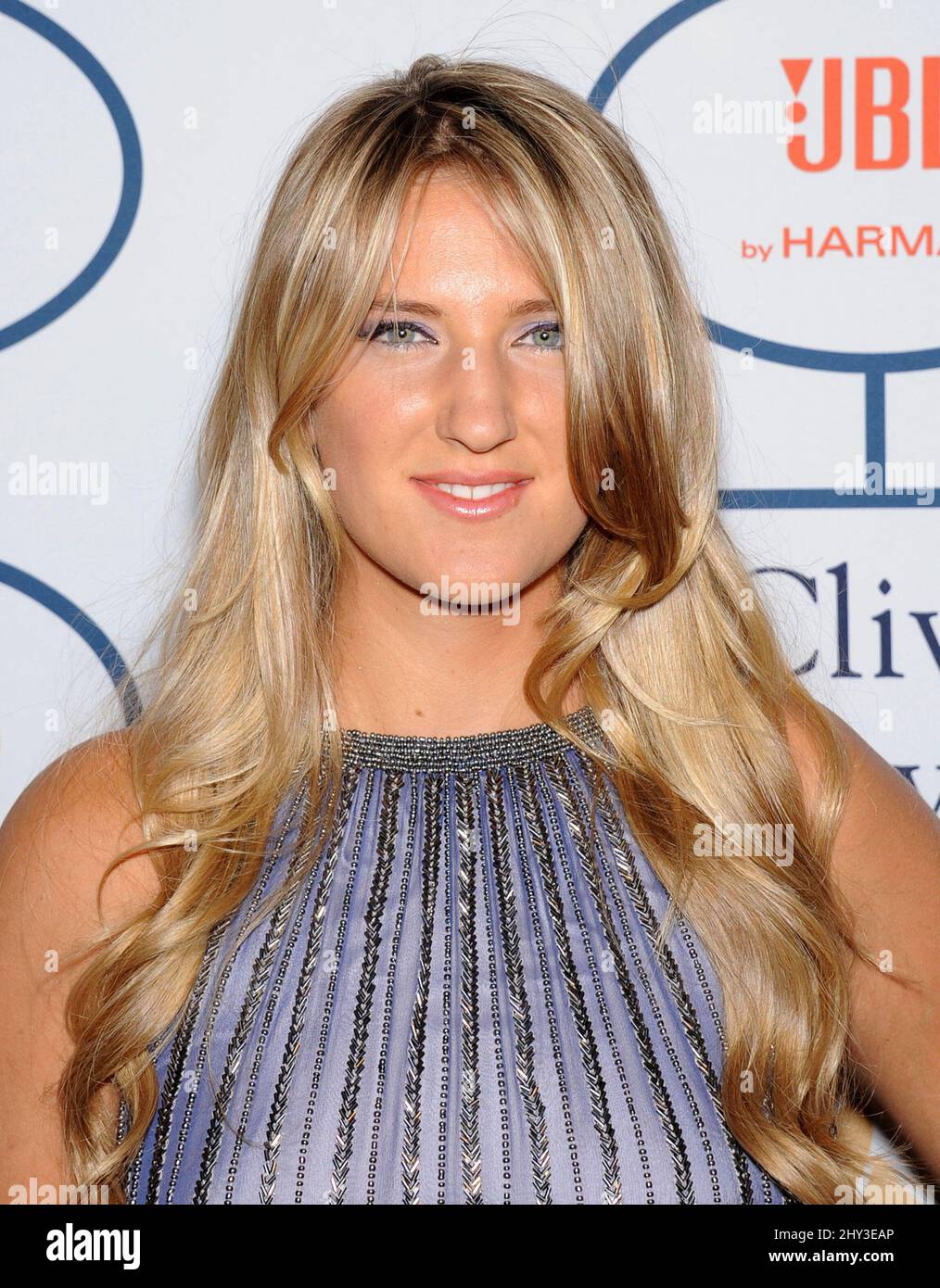 Victoria Azarenka assistant à la Clive Davis Annual Pre-Grammy Party 2014 au Hilton de Los Angeles, Californie. Banque D'Images