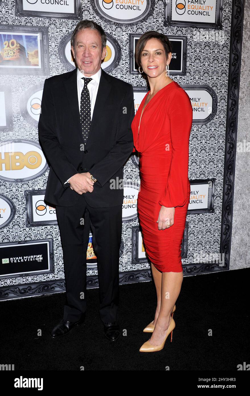 Tim Jane Tim Allen et Jane Hajduk assistent au dîner de Los Angeles Awards du ...