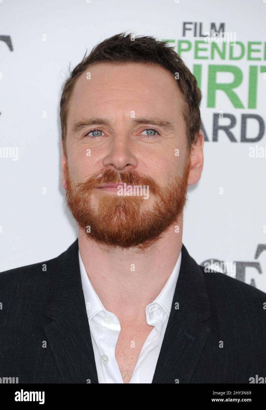 Michael Fassbender participant aux Prix de l'Esprit indépendant du film 2014 Banque D'Images