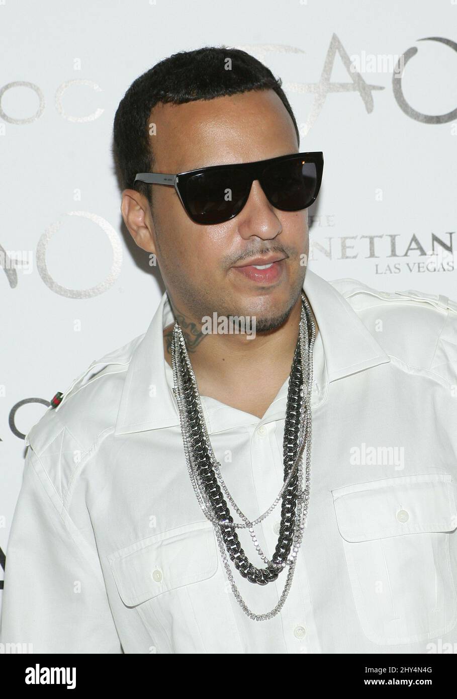 Montana français participant à la célébration de l'anniversaire de Khloe Kardashian 30th à Las Vegas, Nevada. Banque D'Images