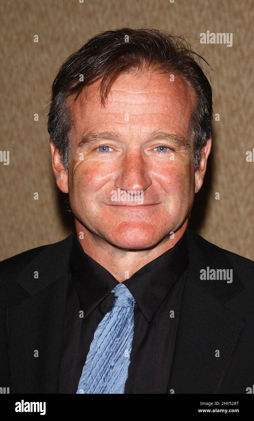 PHOTO DU DOSSIER : Robin Williams meurt à l'âge de 63 ans. Robin Williams à l'avantage CPRF. (NYC) Banque D'Images