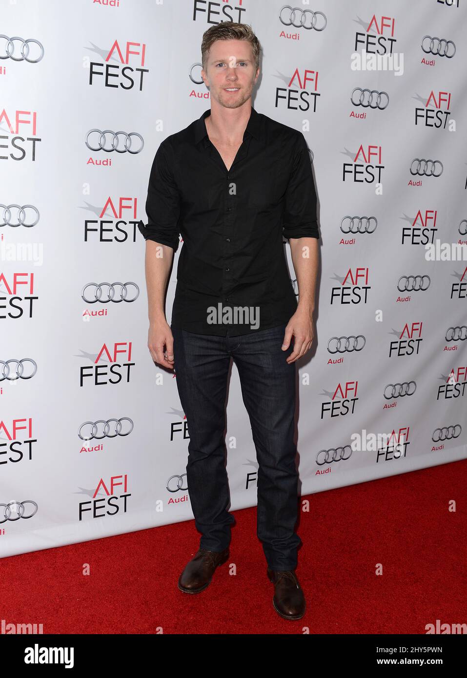 Tad Luckinbill assistant à un photocall pour '71', 'Wild Tales' et 'Reality' à l'AFI FEST 2014 qui s'est tenu au TCL Chinese 6 Theatres à Hollywood, Californie. Banque D'Images