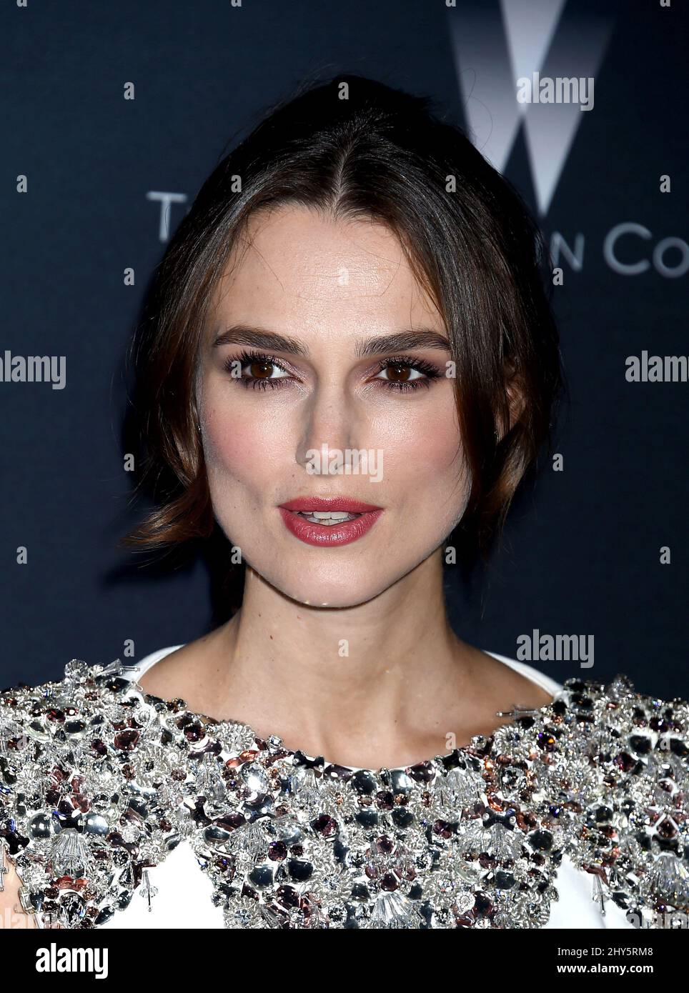 Keira Knightley participant à la projection « The imitation Game » à Los Angeles Banque D'Images