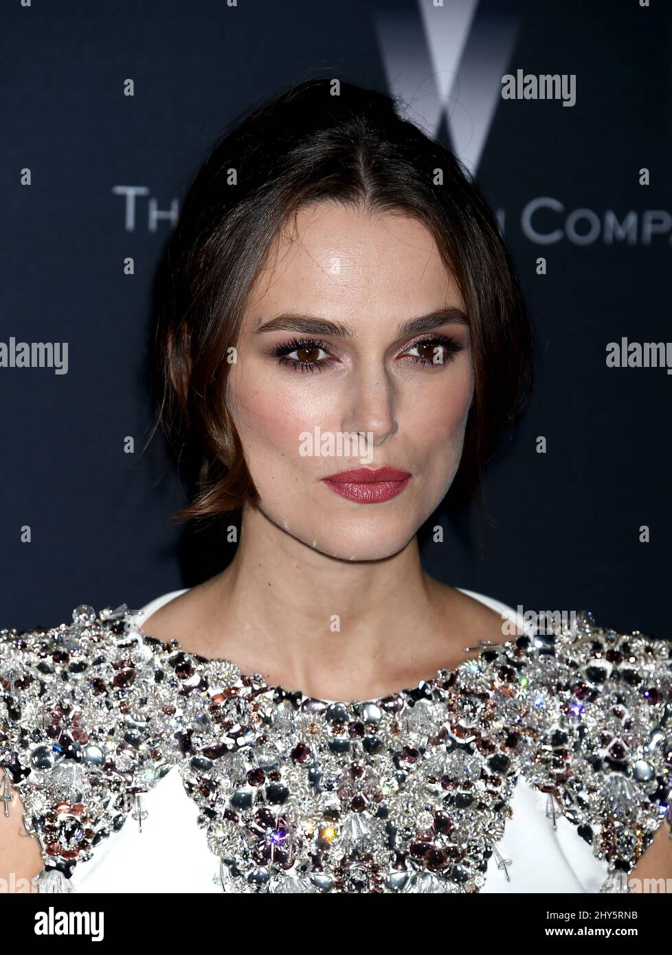 Keira Knightley participant à la projection « The imitation Game » à Los Angeles Banque D'Images