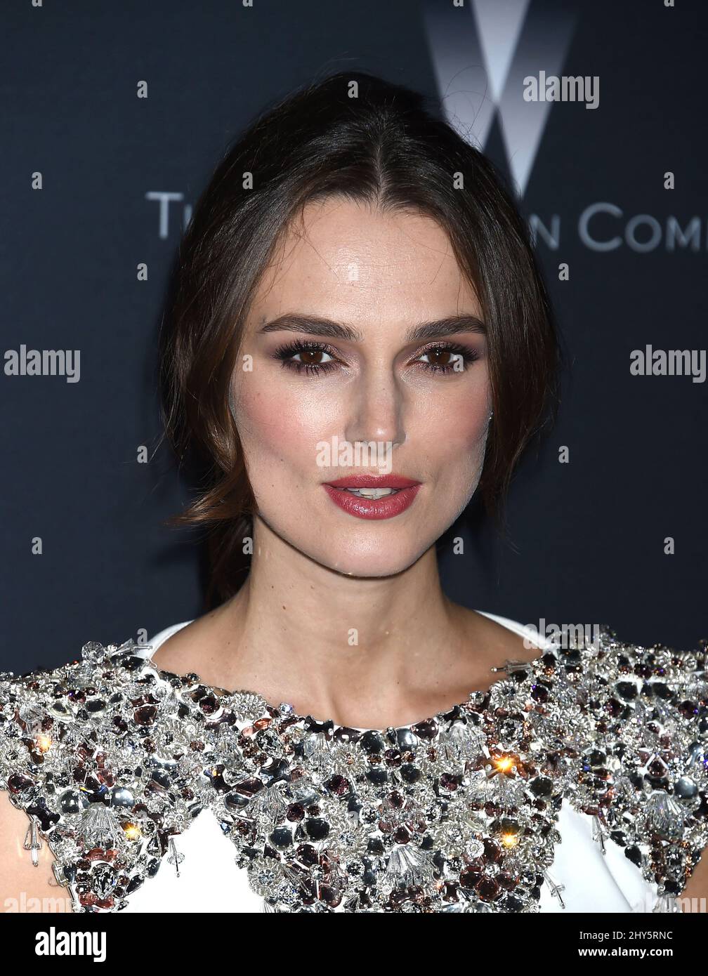 Keira Knightley participant à la projection « The imitation Game » à Los Angeles Banque D'Images