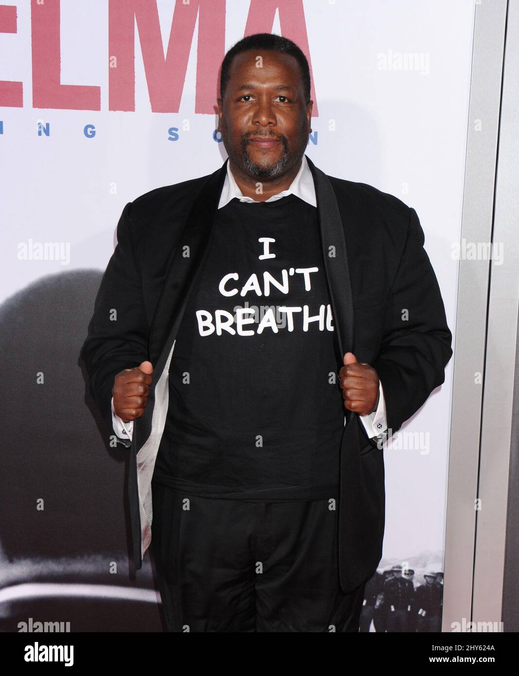 Wendell Pierce assiste à la première de 'selma' à New York Banque D'Images
