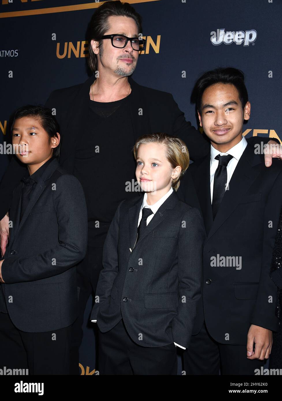 Maddox jolie pitt and pax jolie pitt Banque de photographies et d
