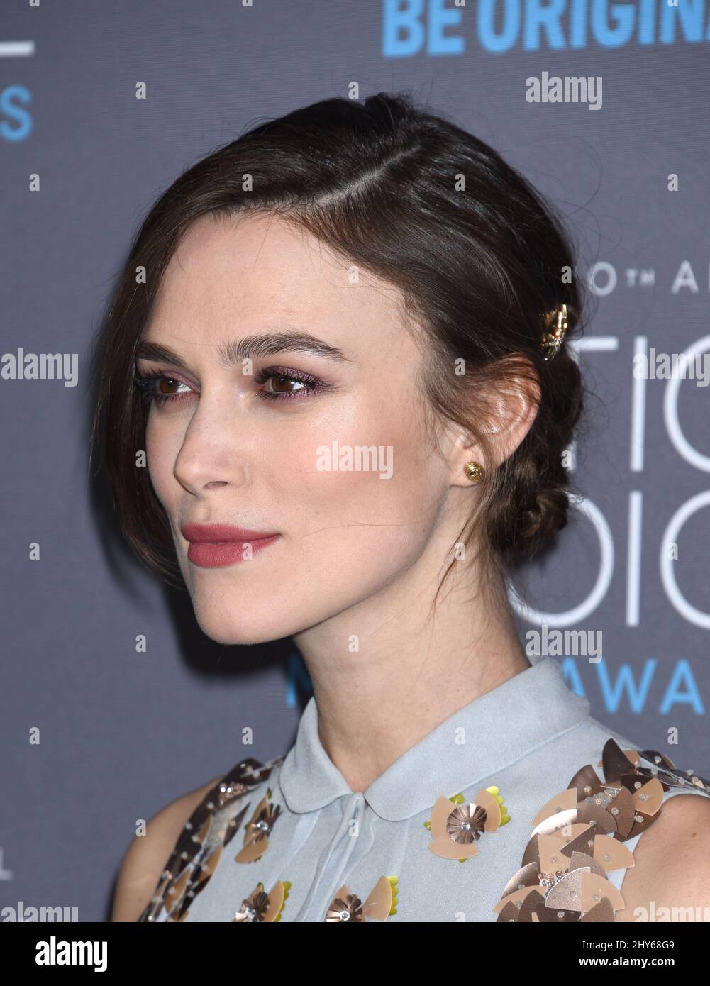Keira Knightley a assisté aux prix du choix des critiques annuels 20th qui se sont tenus au Palladium à Los Angeles, aux États-Unis. Banque D'Images
