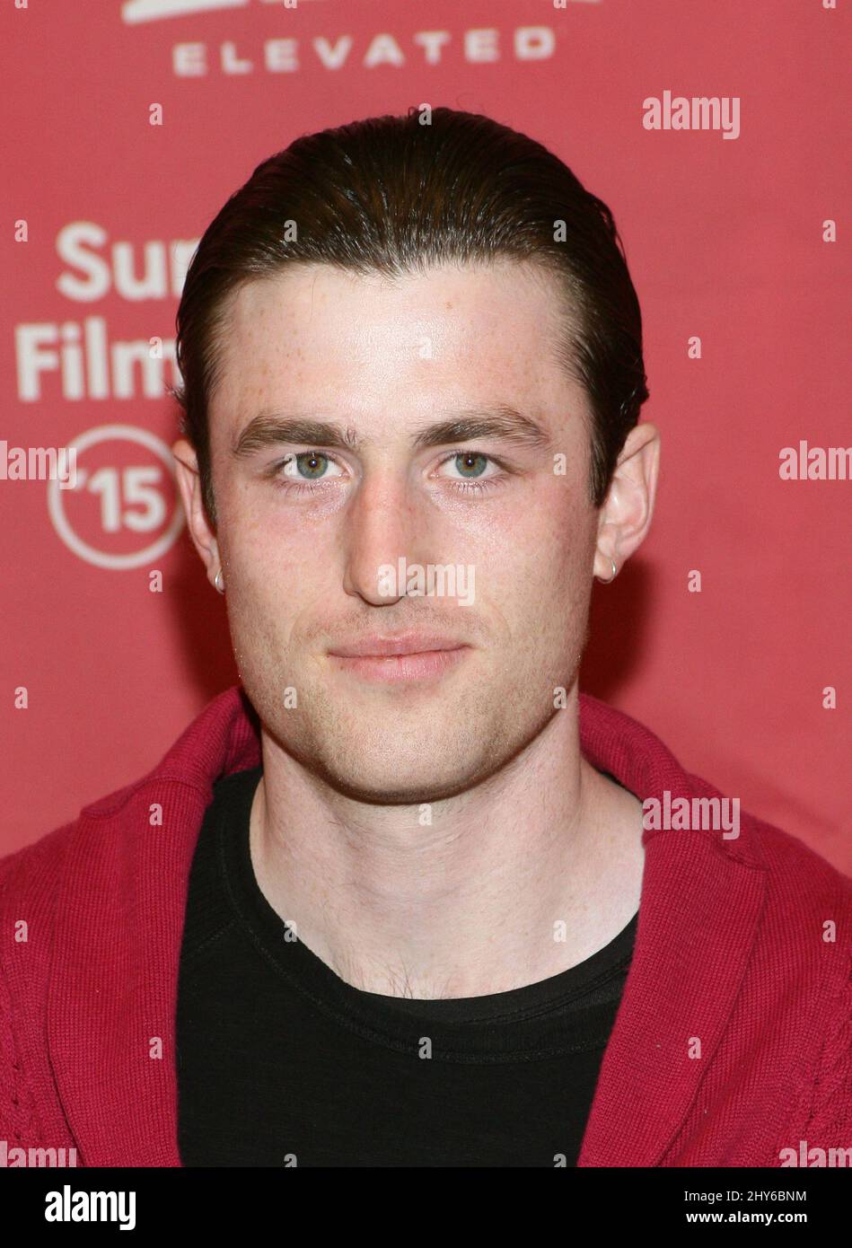 James Frecheville participant au Sundance film Festival 2015 première de L'EXPÉRIENCE DE LA PRISON DE STANFORD tenue au théâtre Eccles Banque D'Images