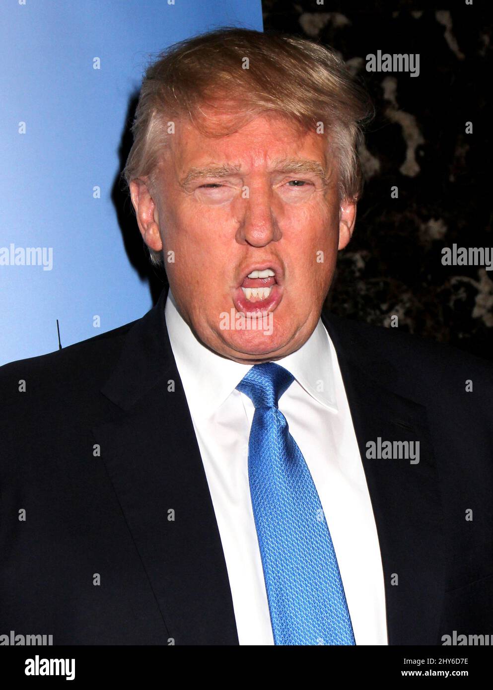 Donald Trump participe à l'événement tapis rouge « Celebrity Apprentice » à Trump Towers à New York Banque D'Images