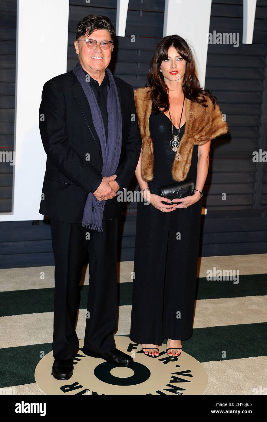 Robbie Robertson participant à la Vanity Fair Oscar Party 2015 au Wallis Annenberg Center de Los Angeles, États-Unis. Banque D'Images