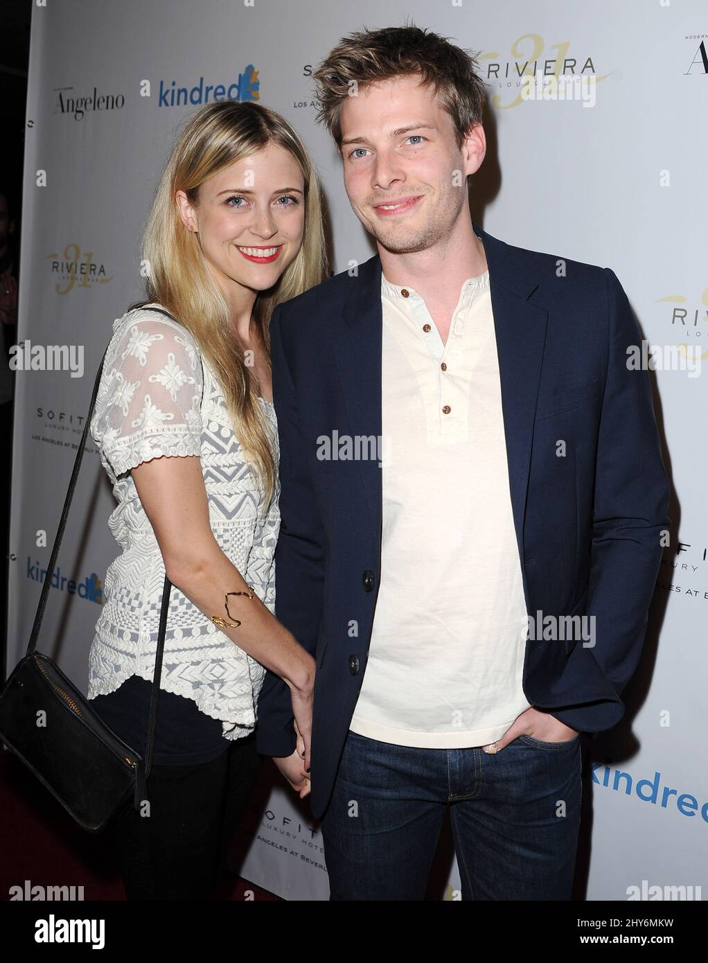 Hunter Parrish assiste à la Fondation Kindred pour l'adoption - levée de fonds inaugurale à Riviera 31 à l'hôtel Sofitel Banque D'Images