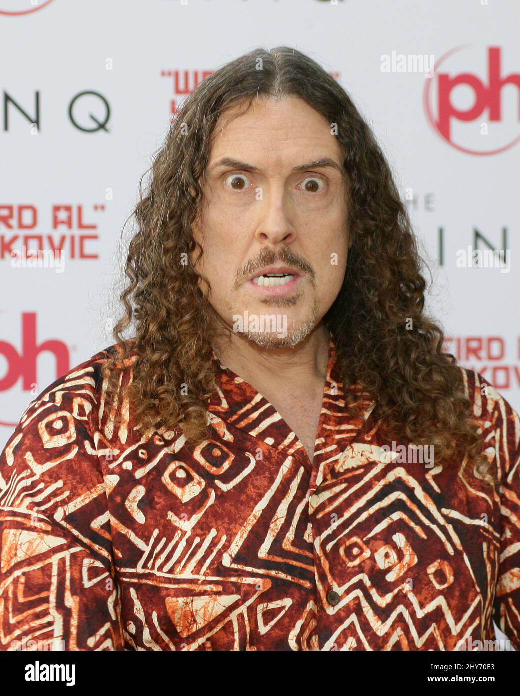 'Weird Al' Yankovic signant des autographes à la promenade LINQ à Las Vegas, Nevada. Banque D'Images