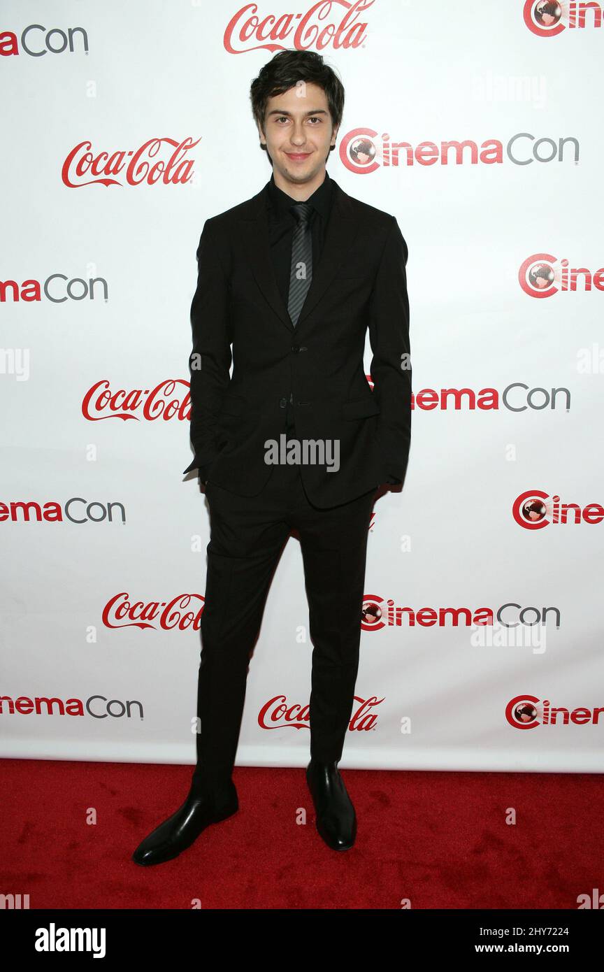 NAT Wolff participe aux CinemaCon Big Screen Achievement Awards 2015, au Colisée du Caesars Palace de Las Vegas, Etats-Unis. Banque D'Images