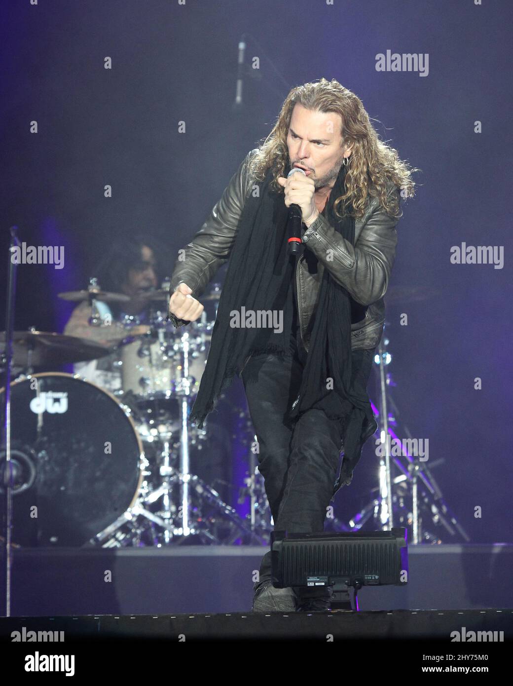 Fher Olvera de Mana se produire à Rock à Rio USA au MGM Resorts Festival Grounds le vendredi 8 mai 2015, à Las Vegas, Nevada. Banque D'Images