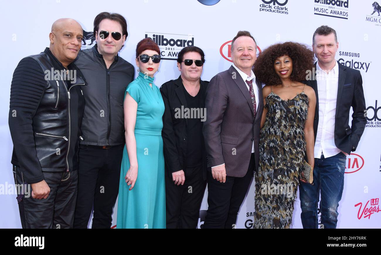 Les esprits simples arrivent aux Billboard Music Awards 2015 qui se tiennent au MGM Grand Garden Arena Banque D'Images