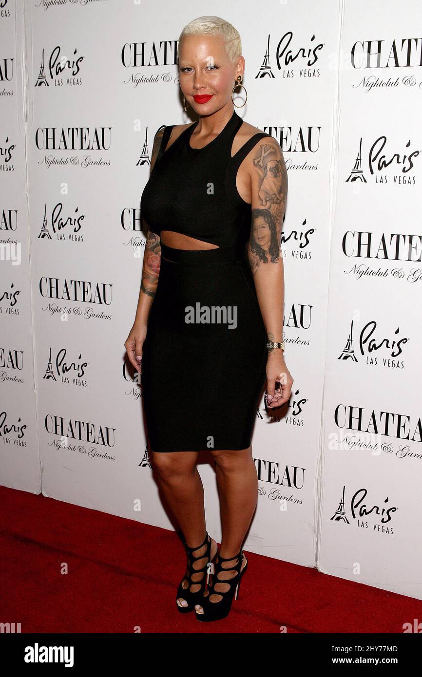 Amber Rose assister à un photocall à Las Vegas, Nevada. Banque D'Images