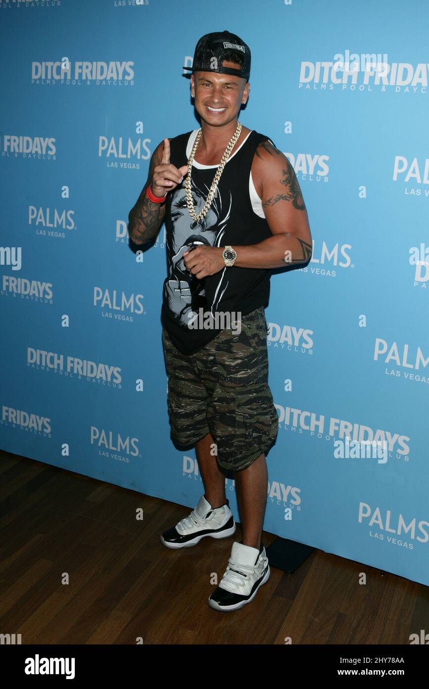 DJ Pauly D pendant Farrah Abraham fête d'anniversaire 24th à Ditch Fridays, Palms Pool et Dayclub, Las Vegas. Banque D'Images