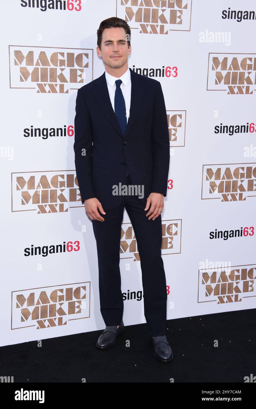 Matt Bomer participe à la première mondiale « Magic Mike XXL » au TCL Chinese Theatre de Los Angeles, aux États-Unis. Banque D'Images