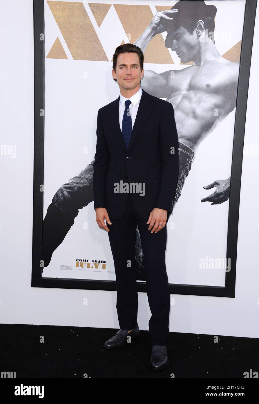 Matt Bomer participe à la première mondiale « Magic Mike XXL » au TCL Chinese Theatre de Los Angeles, aux États-Unis. Banque D'Images