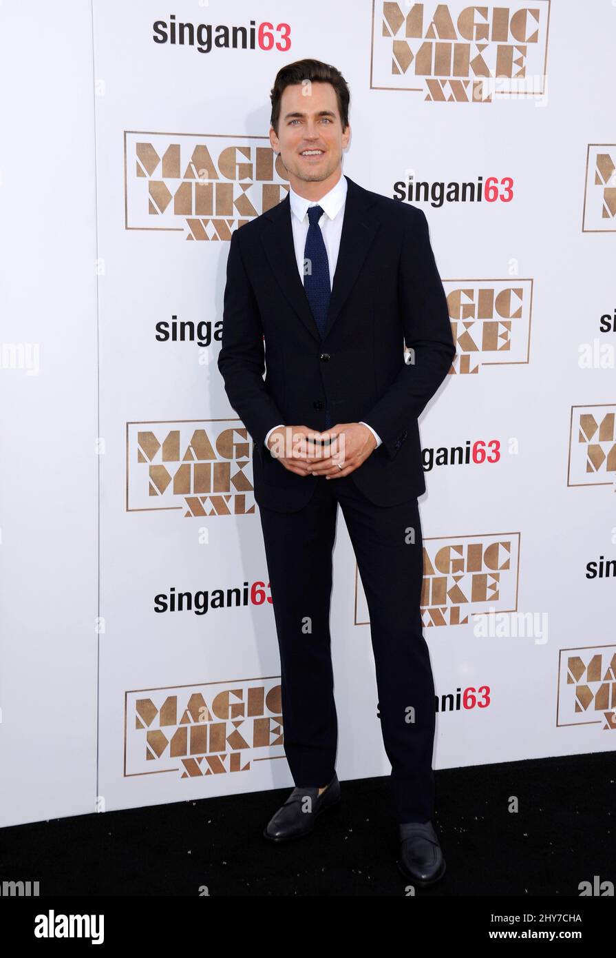 Matt Bomer participe à la première mondiale « Magic Mike XXL » au TCL Chinese Theatre de Los Angeles, aux États-Unis. Banque D'Images