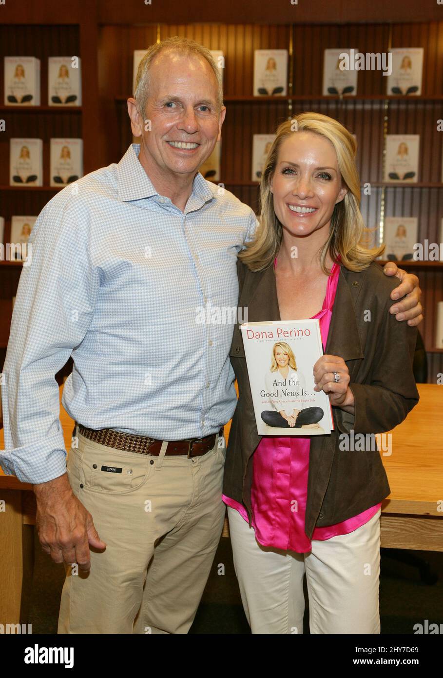 Peter McMahon, Dana Perino participe à la Dana Perino Book Signing pour «et la bonne nouvelle est...: Leçons et conseils du côté vif», Barnes and Noble Book Store Banque D'Images