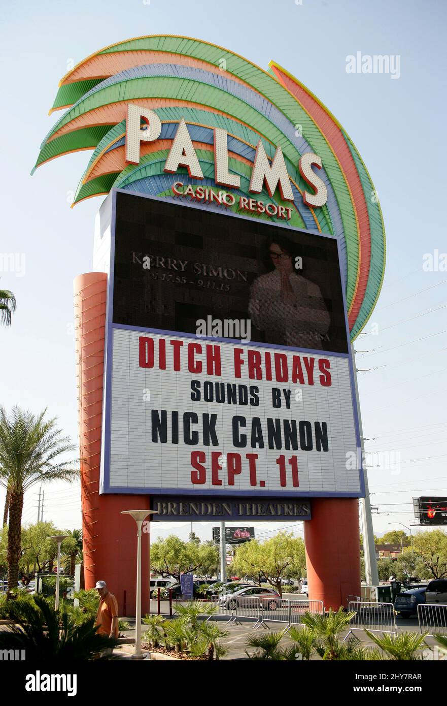 Nick Cannon assiste à une émission de télé à l'intention des enseignants et des étudiants, organisée par la Entertainment Industry Foundation à Barker Hanger à Los Angeles, aux États-Unis. Banque D'Images