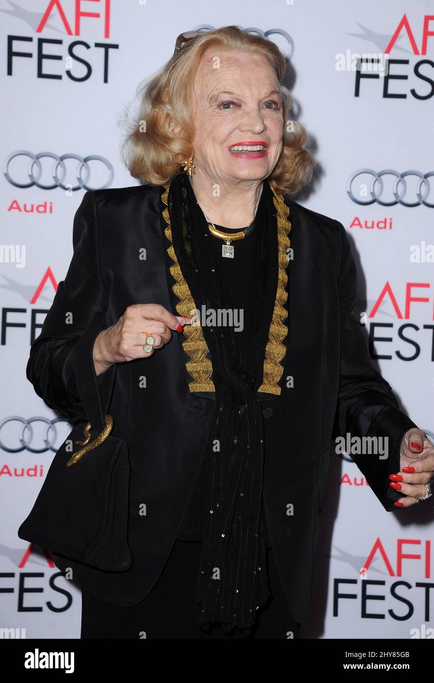 Gena Rowlands participant à l'AFI FEST 2015 soirée d'ouverture Gala première de 'by the Sea' tenue aux théâtres chinois 6 de TCL à Los Angeles, Etats-Unis. Banque D'Images