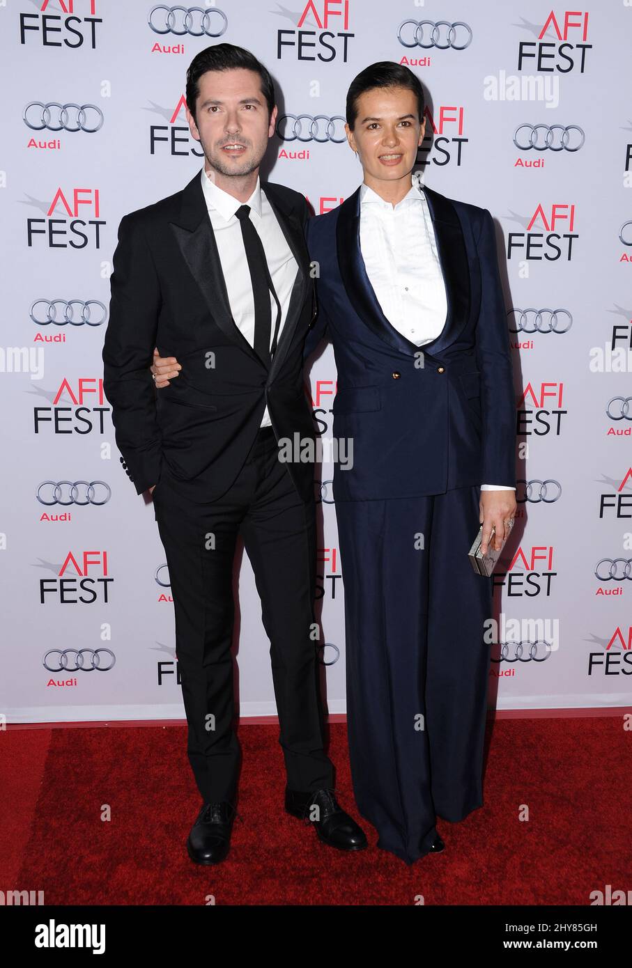 Melvil Poupaud assister à l'AFI FEST 2015 soirée d'ouverture Gala première de 'by the Sea' tenue aux théâtres chinois TCL 6 à Los Angeles, Etats-Unis. Banque D'Images