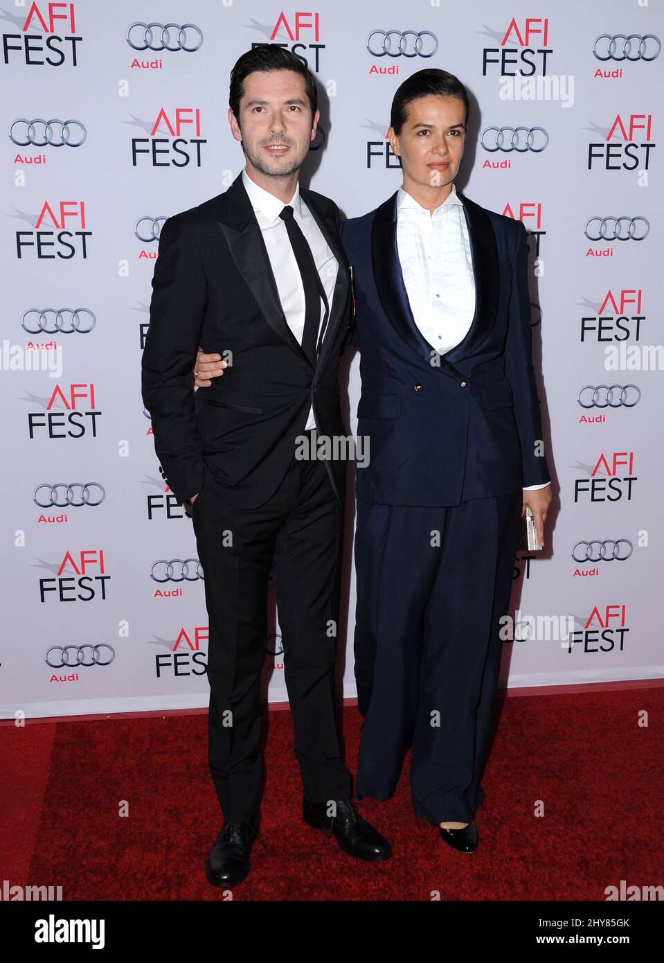 Melvil Poupaud assister à l'AFI FEST 2015 soirée d'ouverture Gala première de 'by the Sea' tenue aux théâtres chinois TCL 6 à Los Angeles, Etats-Unis. Banque D'Images