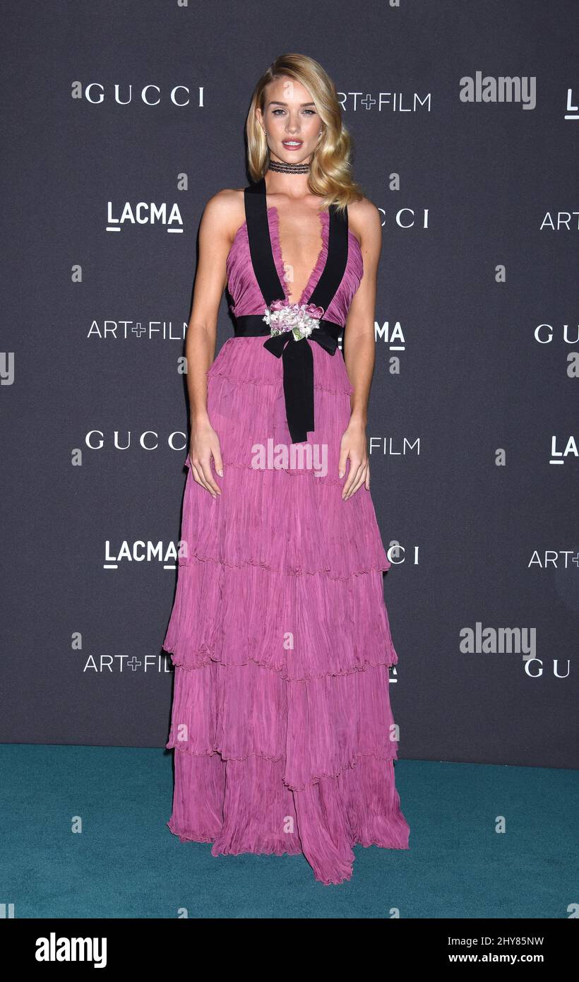 Rosie Huntington-Whiteley participe au gala Art+film de LACMA 2015 en l'honneur de James Turrell et Alejandro G Inarritu au LACMA le 7 novembre 2015 à Los Angeles, CA, Etats-Unis. Banque D'Images