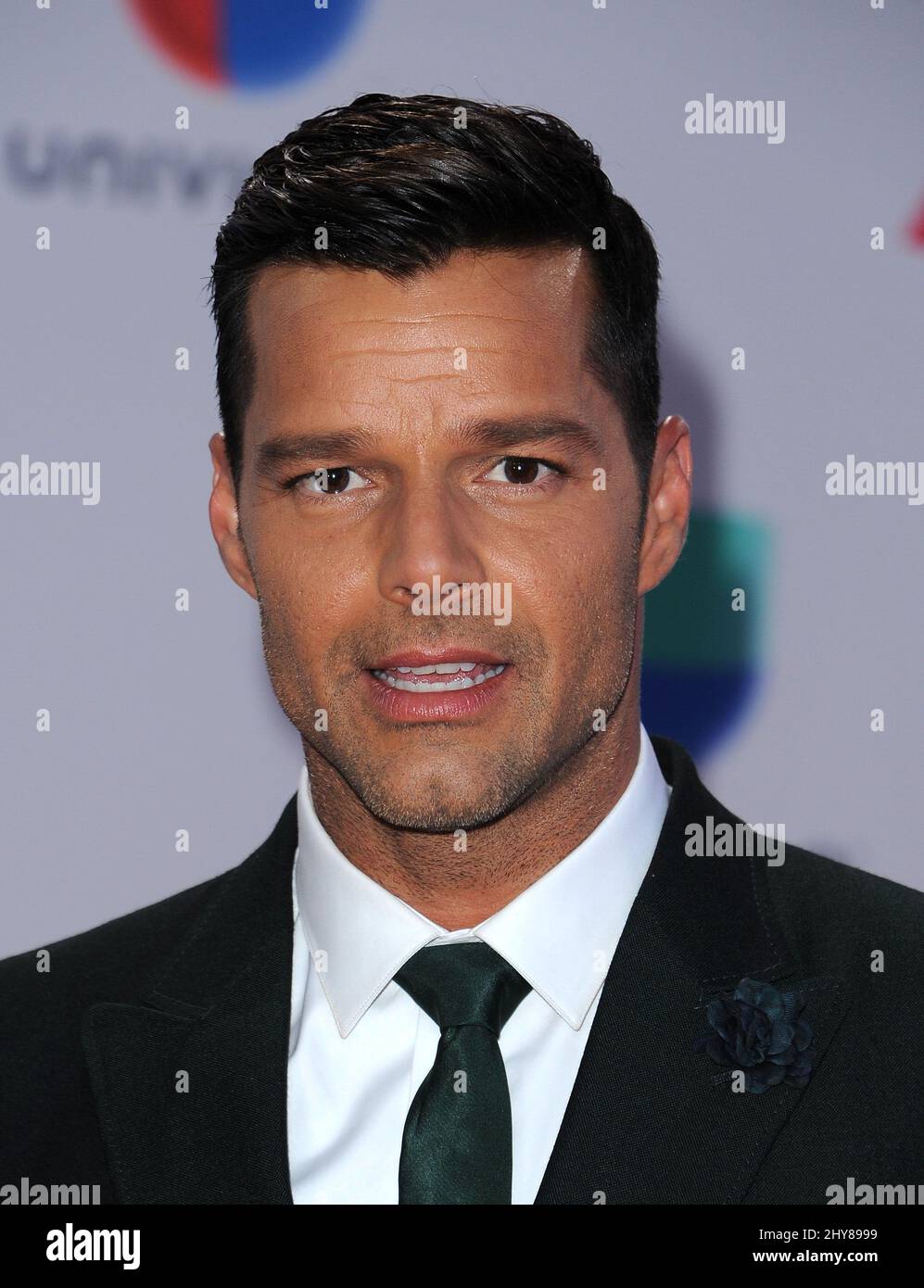 Ricky Martin a assisté aux Latin Grammy Awards 16th annuels au MGM Grand Garden Arena de Las Vegas, Nevada. Banque D'Images