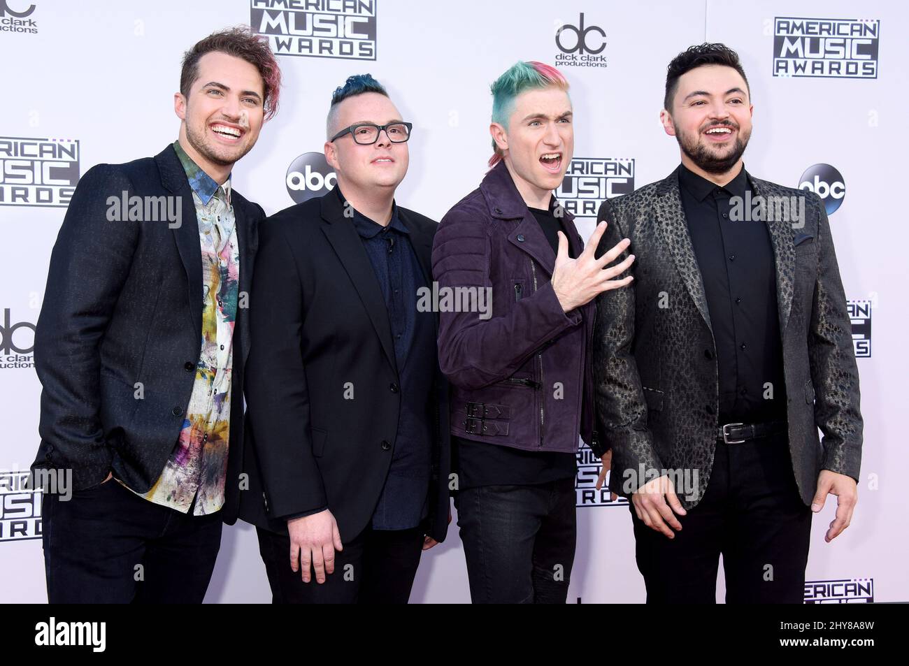 Walk the Moon 2015 American Music Awards au Microsoft Theatre Banque D'Images