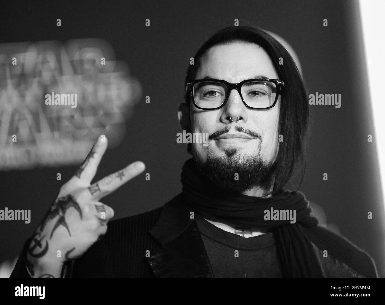 Dave Navarro assister à la première Star Wars: La Force réveille Banque D'Images