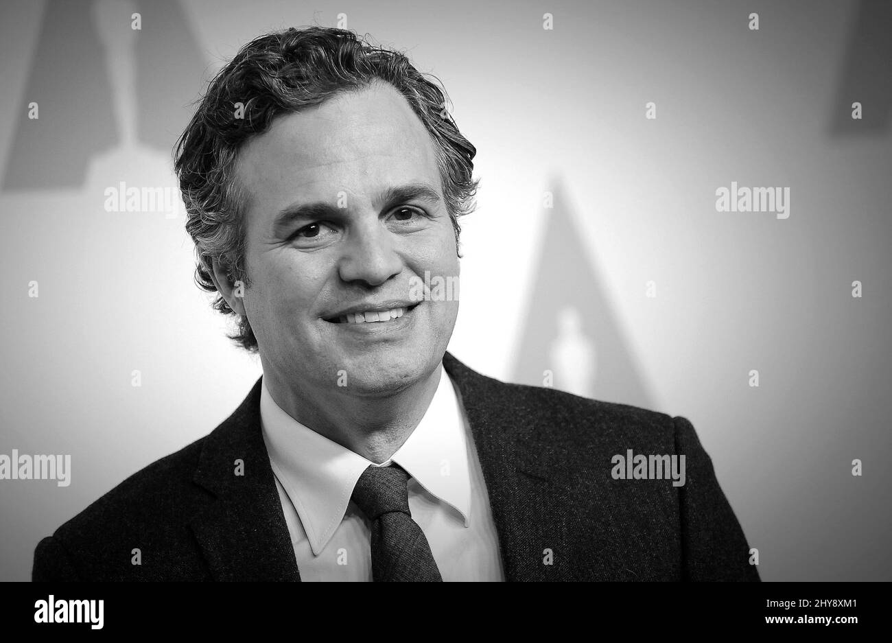 Mark Ruffalo participant au déjeuner des nominés des Oscars tenu au Beverly Hilton Hotel, Beverly Hills, Los Angeles. Banque D'Images
