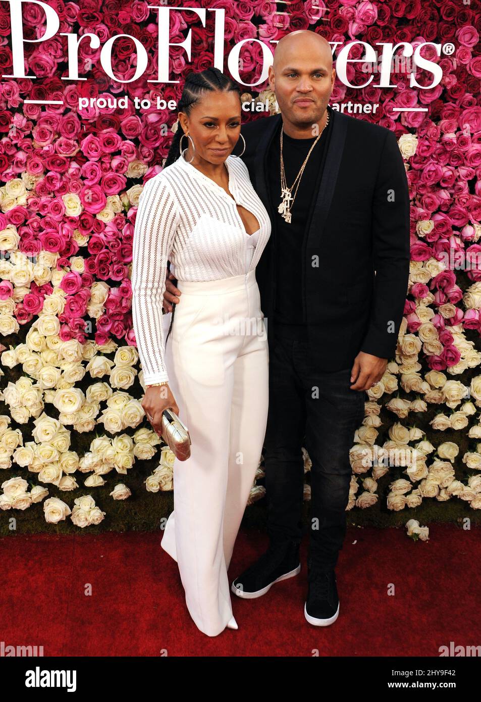 Mel B, Stephen Belafonte assiste à la première mondiale de la « Journée des autres » au cinéma chinois IMAX de TCL à Los Angeles, CA, Etats-Unis, le 13 avril 2016. Banque D'Images