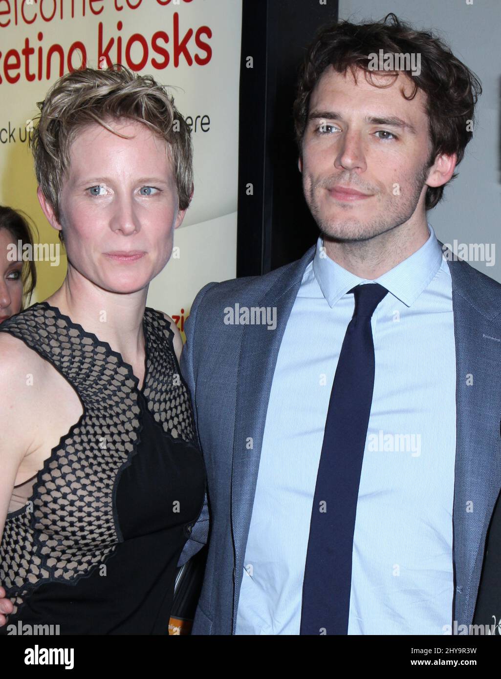 Thea Sharrock et Sam Claflin assistent à la première « Me Before You » à New York Banque D'Images