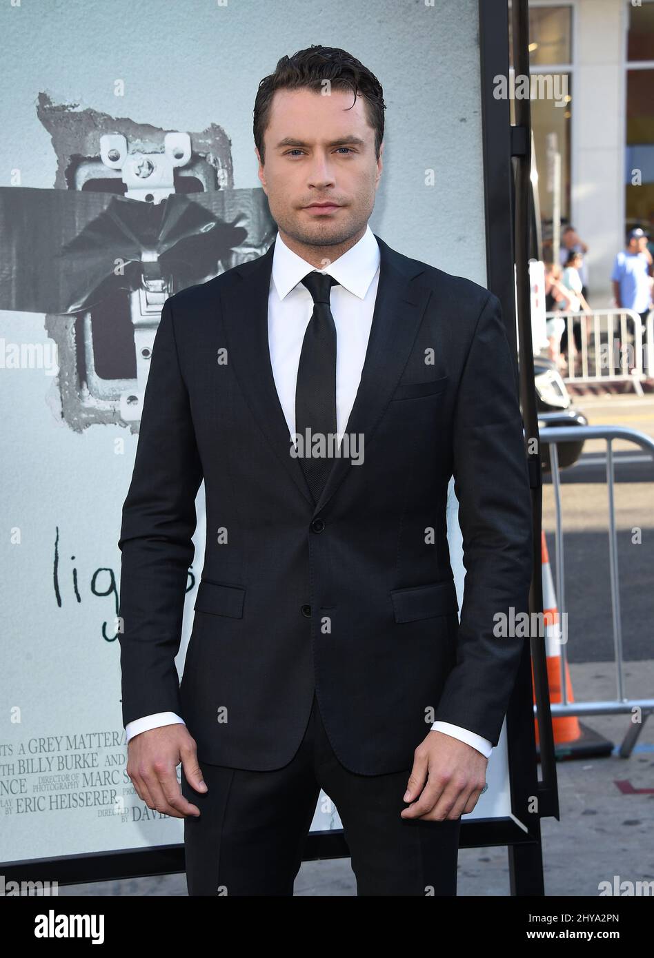 Kevin Ryan participant à la première de « Lights Out » à Los Angeles Banque D'Images Kevin Ryan participant à la première de « Lights Out » à Los Angeles Banque D'Images