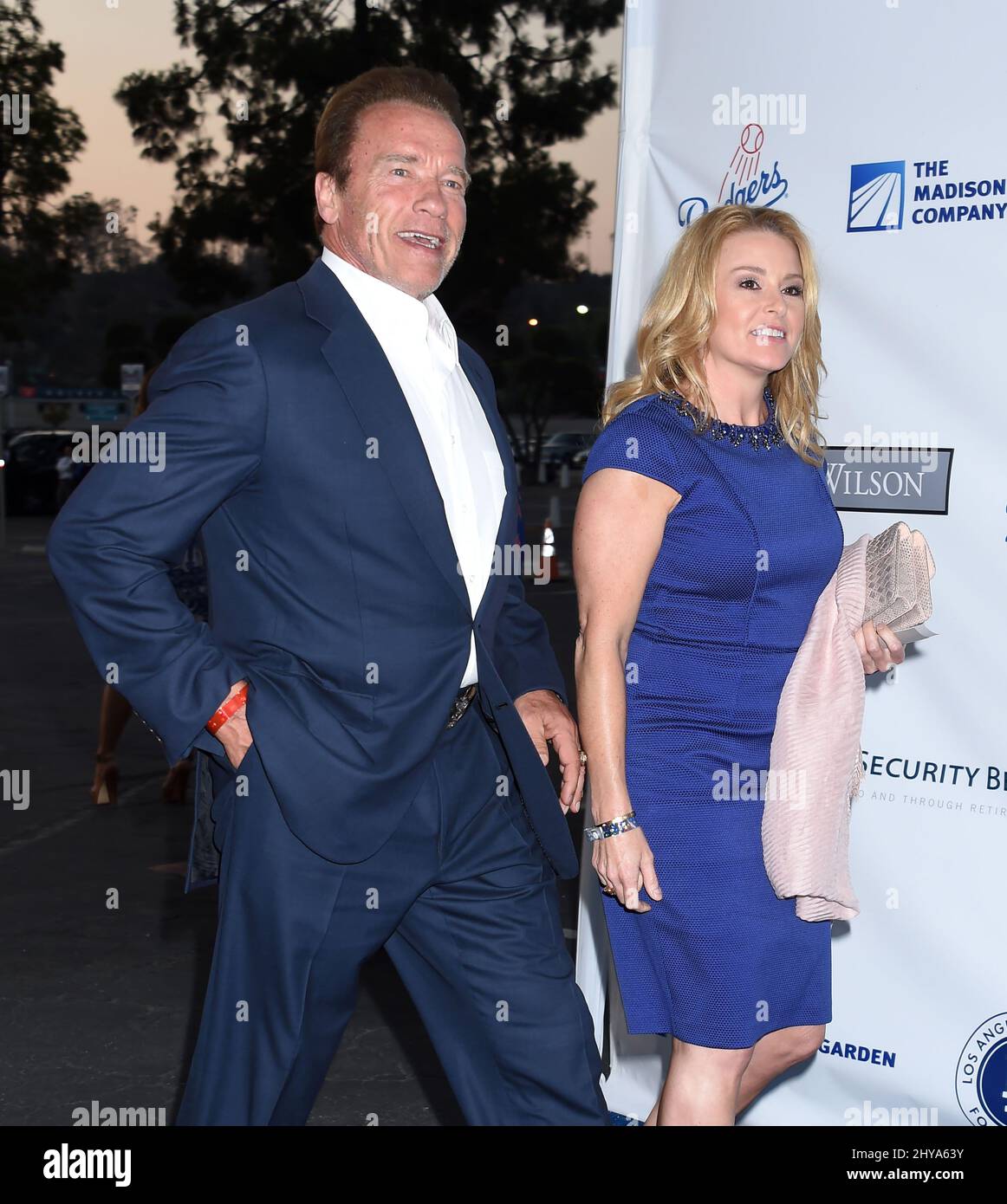 Arnold Schwarzenegger And Heather Milligan Banque De Photographies Et D Arnold Schwarzenegger And Heather Milligan Banque De Photographies Et D