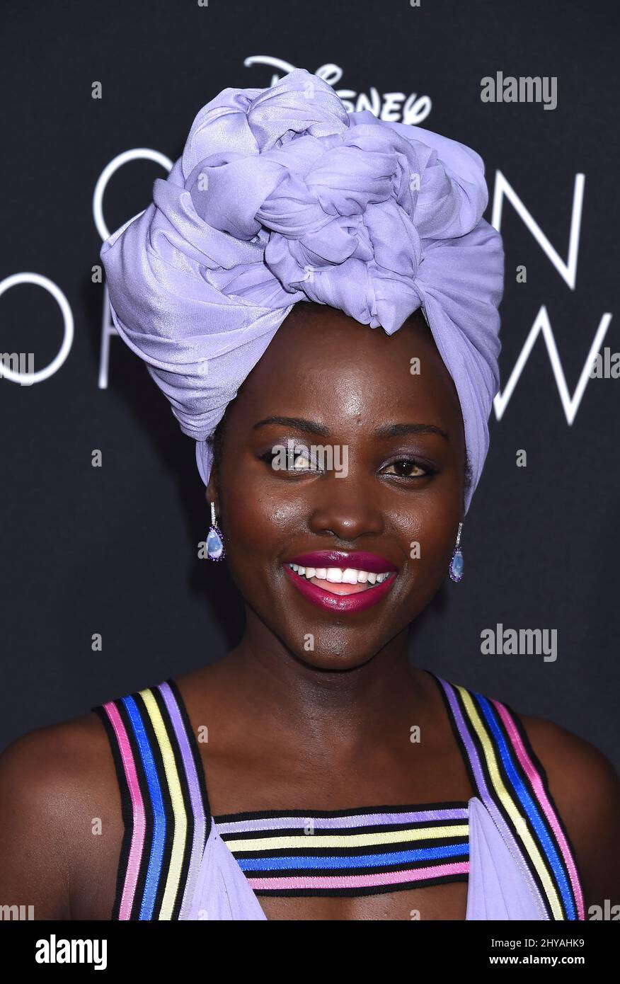 Lupita Nyong'o participe à la première américaine de la Reine de Katwe qui s'est tenue au théâtre El Capitan Banque D'Images