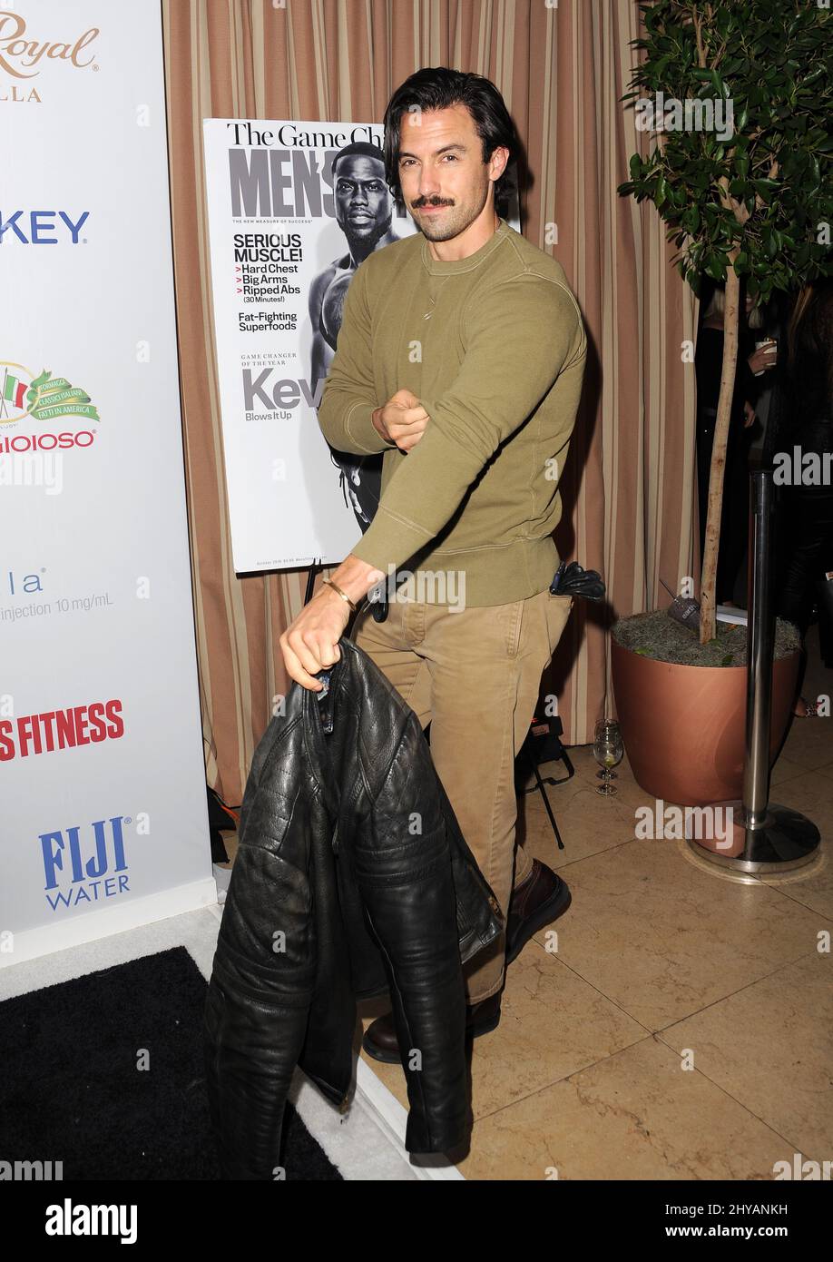 Milo Ventimiglia participe à la fête de la série « Game Changers » du magazine Men's Fitness qui s'est tenue à l'hôtel Sunset Tower de Los Angeles, en Californie. Banque D'Images