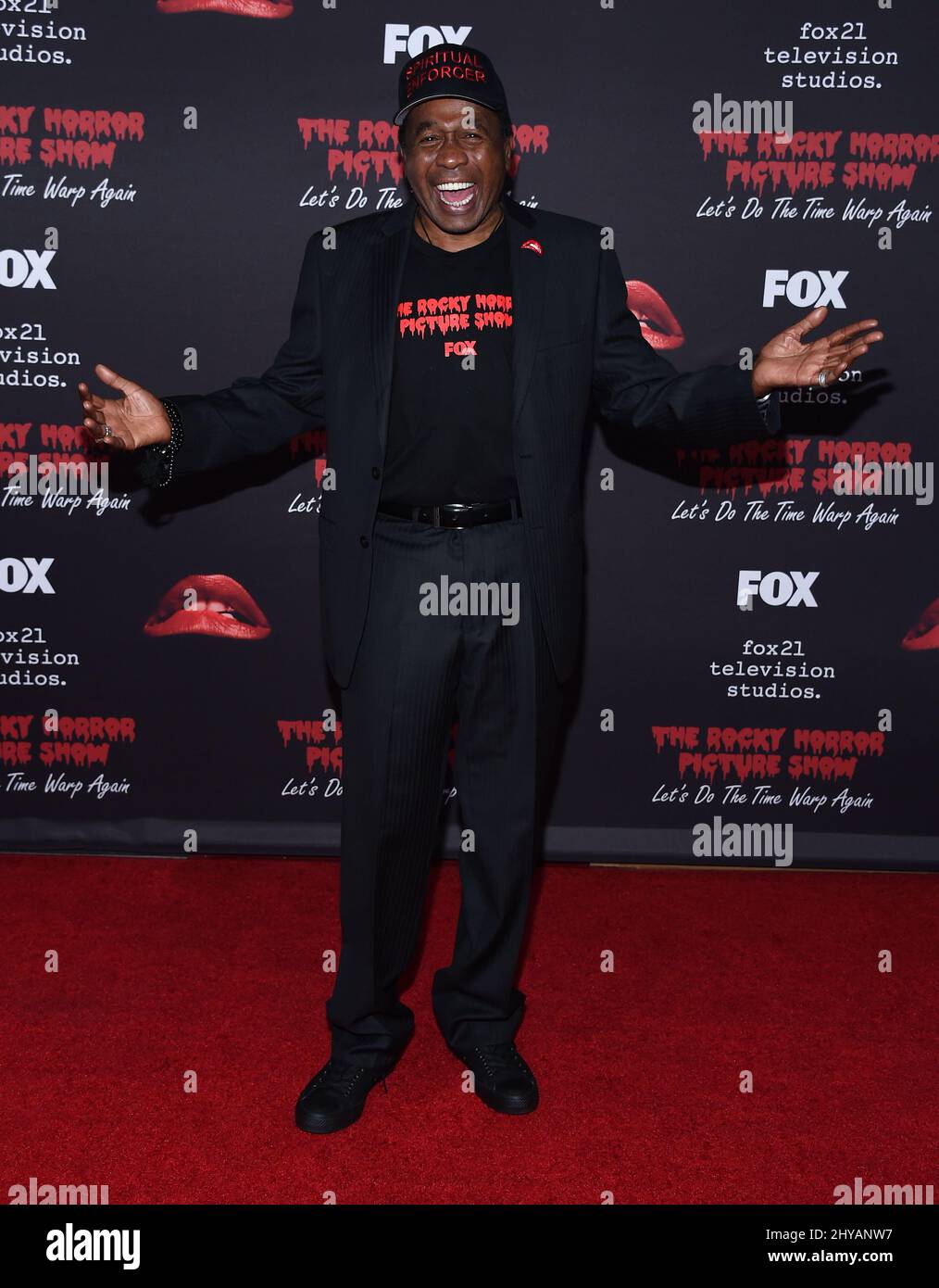 Ben Vereen assistant au Rocky Horror Picture Show: Faisons à nouveau la première de Time Warp qui s'est tenue au Roxy, à Los Angeles, en Californie. Banque D'Images