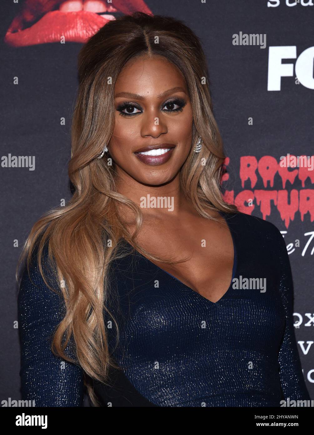 Laverne Cox assister au Rocky Horror Picture Show: Faisons à nouveau la première de Time Warp qui s'est tenue au Roxy, à Los Angeles, en Californie. Banque D'Images