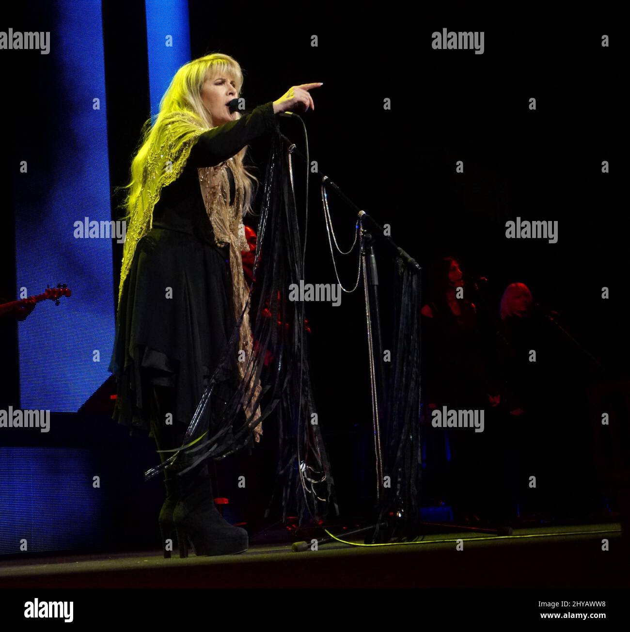 Stevie Nicks se présentant à l'ouverture de Stevie Nicks, fille de sa ville natale, « 24 Carat Gold Tour », avec les prétendants au Talking Stick Arena. Banque D'Images