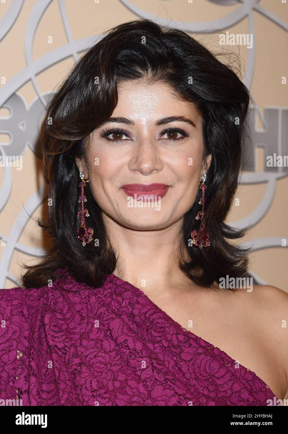 Pooja Batra assiste à la fête des Golden Globes d'HBO, après avoir eu lieu au Circa 55 Restaurant Banque D'Images