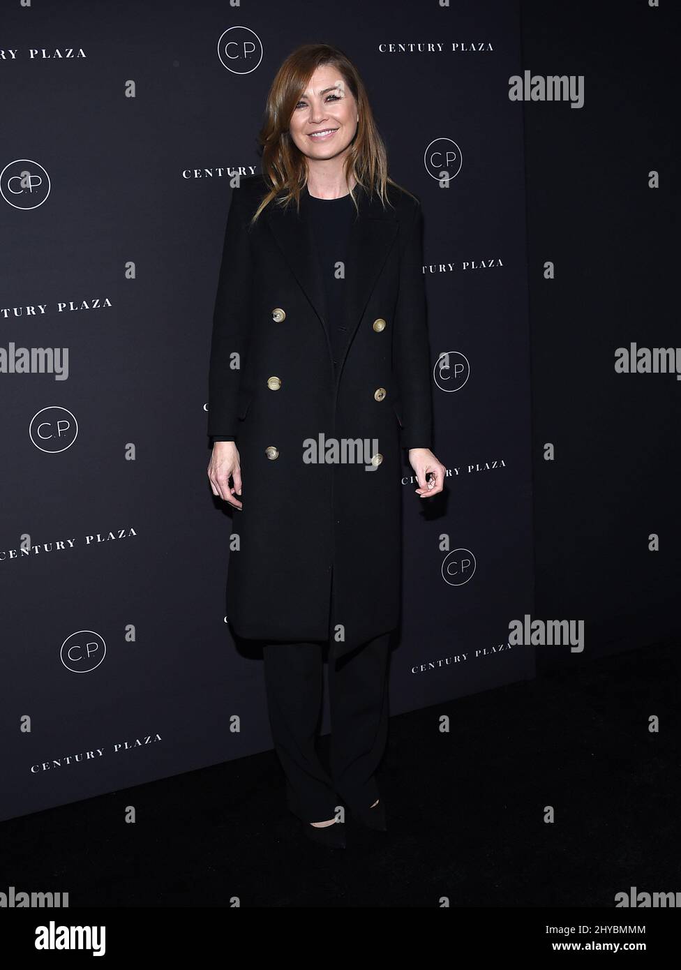 Ellen Pompeo arrivant pour le Century Plaza Dévoilement qui s'est tenu à l'hôtel Century Plaza, le 19th janvier 2017 Banque D'Images