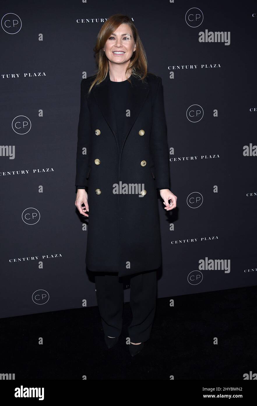 Ellen Pompeo arrivant pour le Century Plaza Dévoilement qui s'est tenu à l'hôtel Century Plaza, le 19th janvier 2017 Banque D'Images